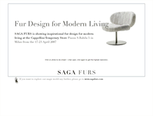Tablet Screenshot of cappellini.sagafurs.com